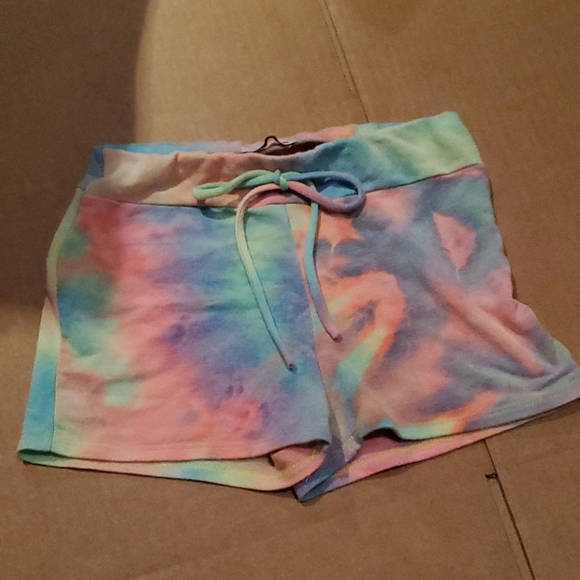 NWOT Tie Dye Super Soft Shorts - Picture 2 of 7
